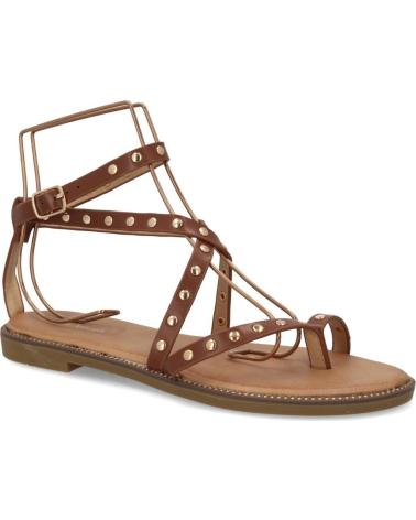 SPORT3PUNTO0 SANDALIAS TF6069 COLOR CAMEL CON TACHUELAS VARIOS COLORES