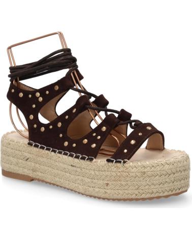SPORT3PUNTO0 SANDALIAS PLATAFORMA TF2935 MARRÓN CON TACHUELAS VARIOS COLORES