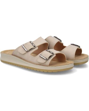 SPORT3PUNTO0 SANDALIAS 6542 EN BEIGE CON DOBLE HEBILLA VARIOS COLORES