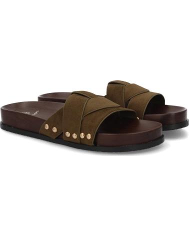 SPORT3PUNTO0 SANDALIAS OH-578 DE ANTE CON TACHUELAS VARIOS COLORES
