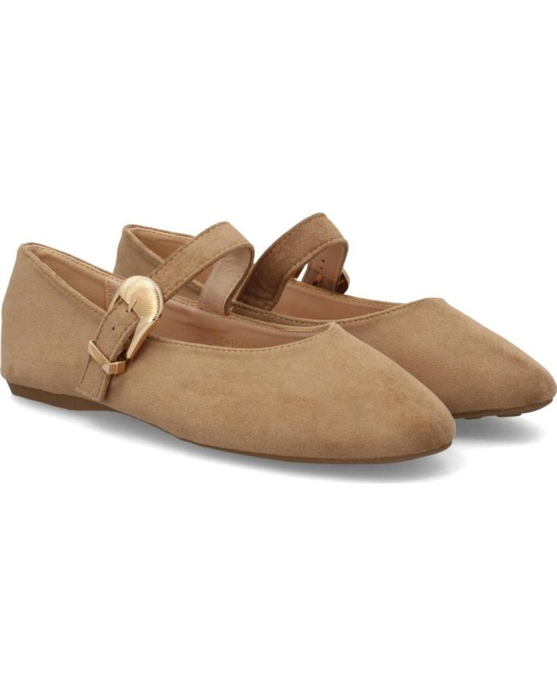 SPORT3PUNTO0 BAILARINAS KK-1042 CAMEL CON HEBILLA VARIOS COLORES