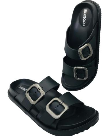 NICOBOCO CHANCLA AGUA MUJER DUCLE C44-052 NEGRO