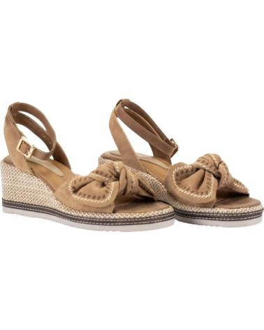 KESLEM SANDALIAS DE CUÑA LA-744 MOKA