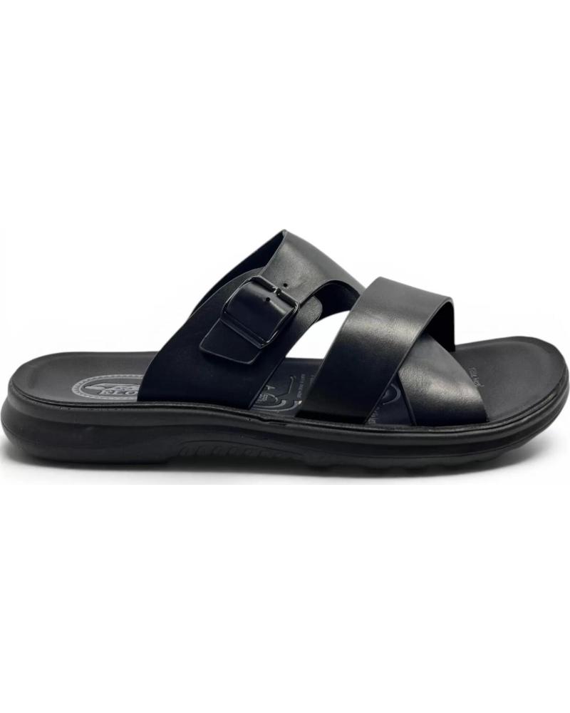 TIMBOS SANDALIA DE VERANO CON AJUSTE DE HEBILLA NEGRO