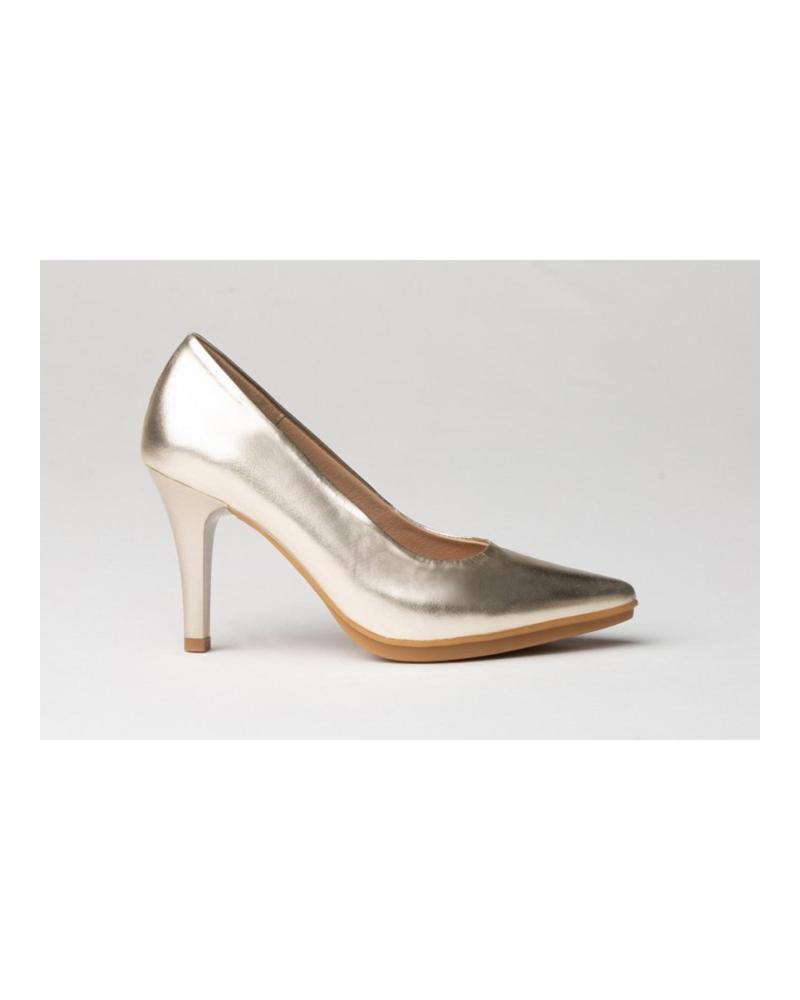 Zapatos de tacón per Donna EVA MAÑAS SALON PIEL SOFT 1500 PLATINO