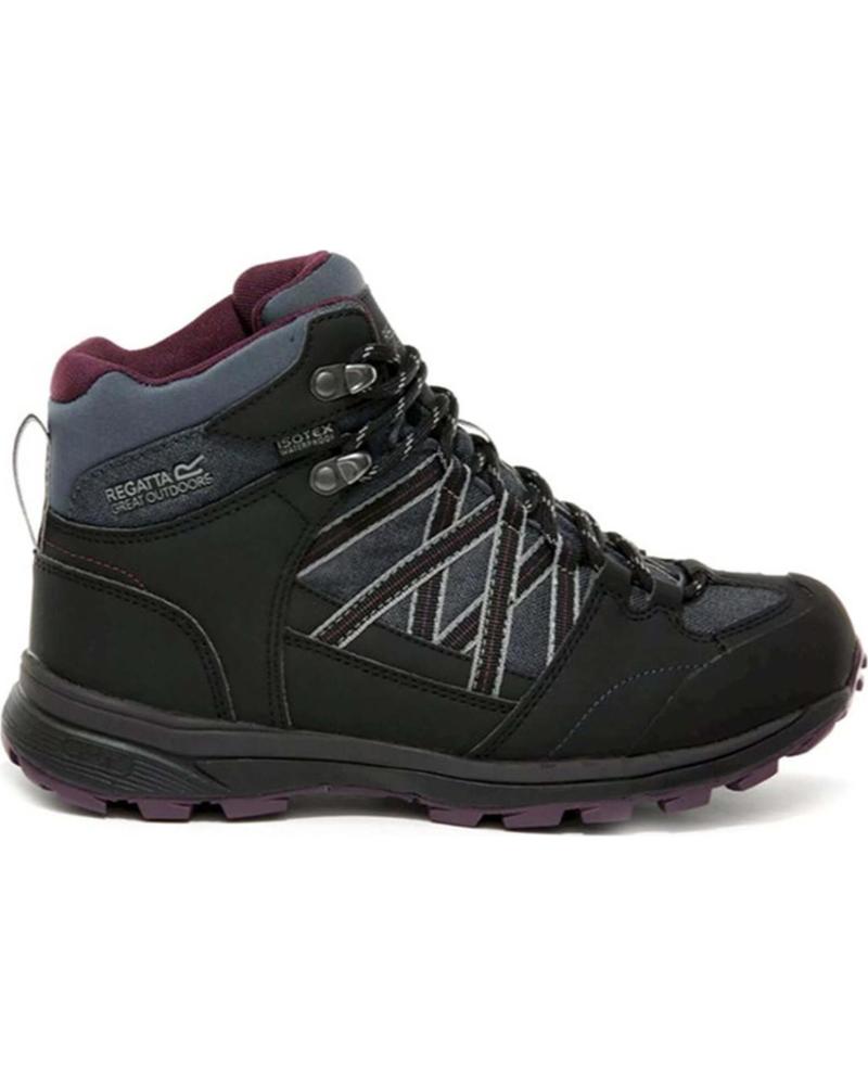 REGATTA BOTAS DE SENDERISMO RWF539-B4Z PARA HOMBRE NEGRO