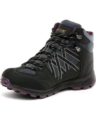 REGATTA BOTAS DE SENDERISMO RWF539-B4Z PARA HOMBRE NEGRO