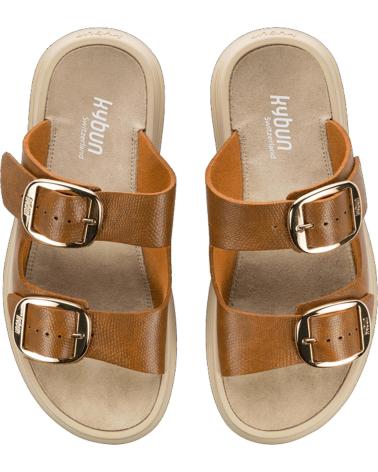 KYBUN SANDALIAS GLARUS CONFORT BROWN