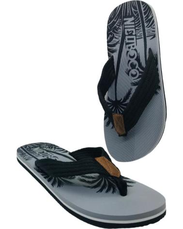 NICOBOCO CHANCLAS DE DEDO HIPPIE NEGRO