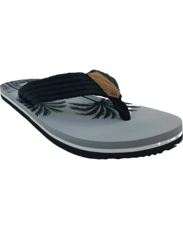 NICOBOCO CHANCLAS DE DEDO HIPPIE NEGRO