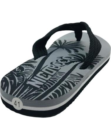 NICOBOCO CHANCLAS DE DEDO HIPPIE NEGRO