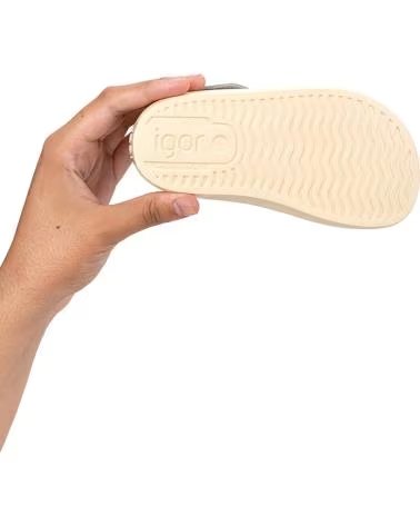 IGOR BAREFOOT JELLY SANDAL MALIBU S10370 MARFIL