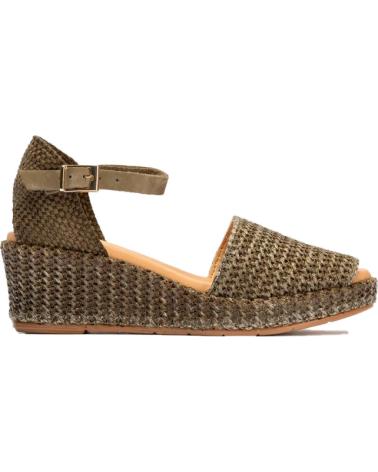 PITILLOS CUNAS MUJER 10560 KAKI VERDE