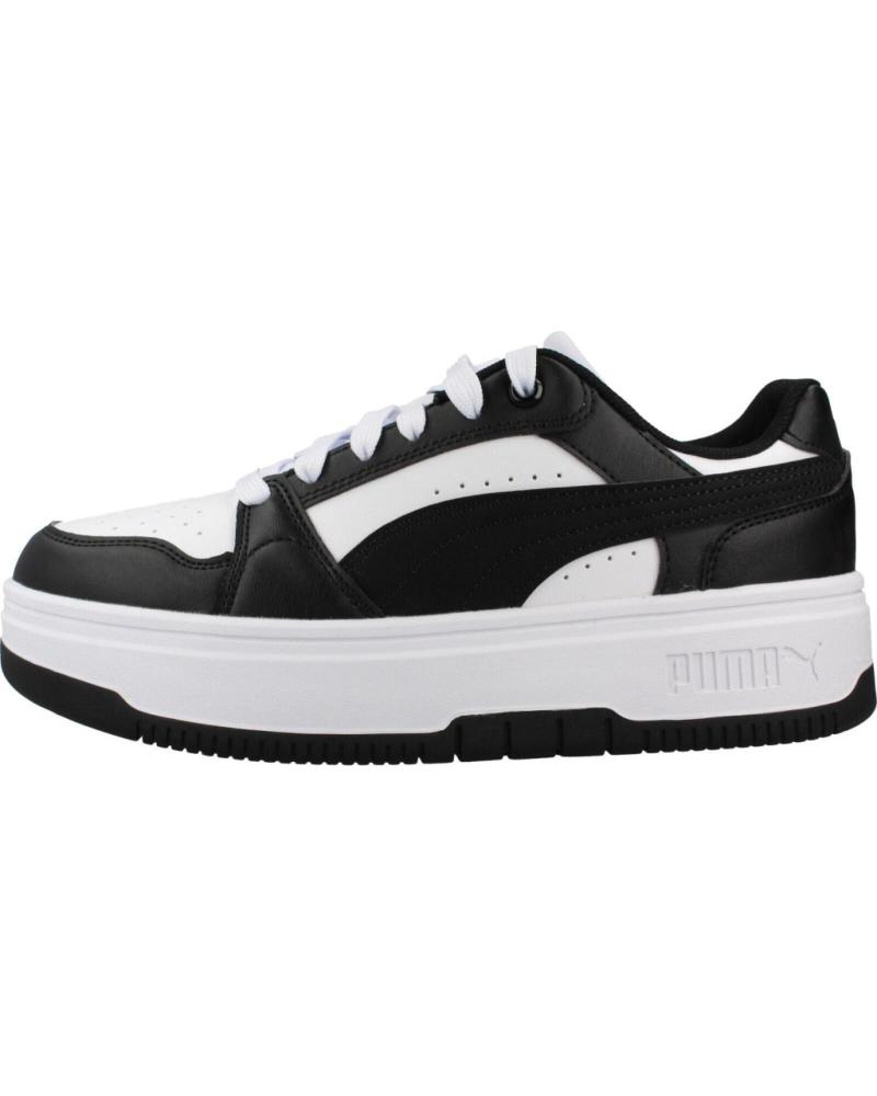 PUMA ZAPATILLAS NIÑO 179179 BLANCO Y NEGRO WHTBLK