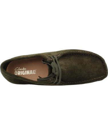 CLARKS ZAPATOS WALLABEE FOREST HOMBRE GREEN