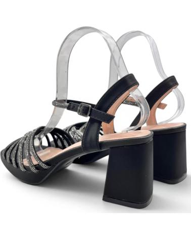 TIMBOS SANDALIA TACON Y PLATAFORMA FIESTA 132910 NEGRO