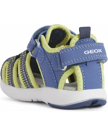 Sandálias de Menino GEOX B S MULTY SANDALIAS LT BLUE-LIME