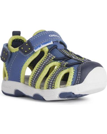 Sandálias de Menino GEOX B S MULTY SANDALIAS LT BLUE-LIME