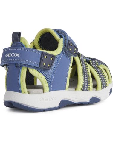 Sandálias de Menino GEOX B S MULTY SANDALIAS LT BLUE-LIME