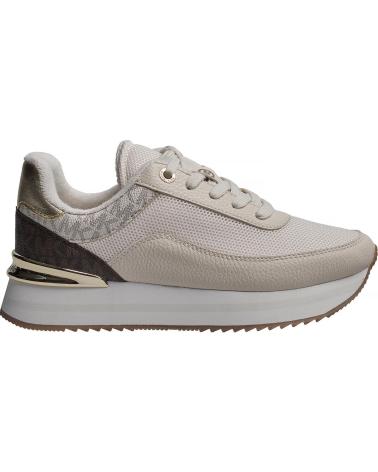 MICHAEL KORS ZAPATILLAS MUJER DEPORTIVAS HATTIE TRAINER 49T5HAFS1D BEIGE-DORADO