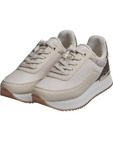 MICHAEL KORS ZAPATILLAS MUJER DEPORTIVAS HATTIE TRAINER 49T5HAFS1D BEIGE-DORADO