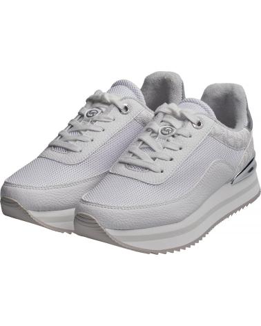 MICHAEL KORS ZAPATILLAS MUJER DEPORTIVAS HATTIE TRAINER 49T5HAFS1D BLANCO-PLATEADO
