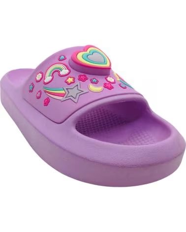 NICOBOCO CHANCLA AGUA FANTASIA NINA HEART 44-123 ROSA