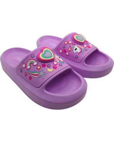 NICOBOCO CHANCLA AGUA FANTASIA NINA HEART 44-123 ROSA