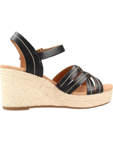 CLARKS SANDALIAS DE CUÑA SABINA STRAP BLACK