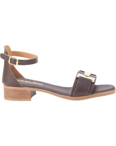 KESLEM SANDALIA 5891 CON PULSERA Y DETALLE FRONTAL MARRON