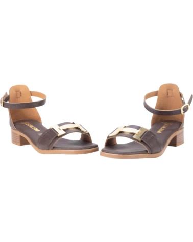 KESLEM SANDALIA 5891 CON PULSERA Y DETALLE FRONTAL MARRON