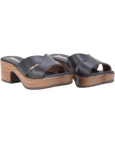 KESLEM ZUECOS 5920 PLATAFORMA MADERA NEGRO
