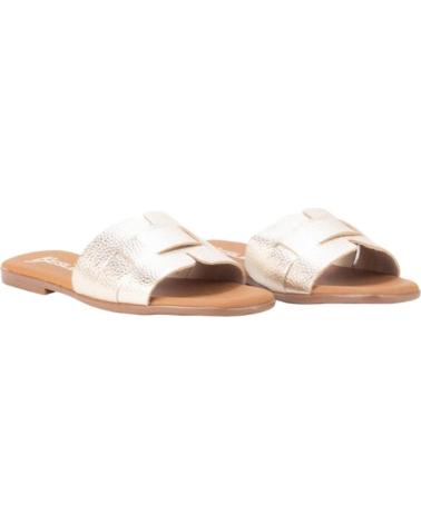 KESLEM SANDALIAS PLANAS 5800 EN TONO DORADO ORO