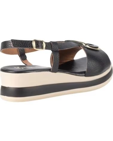 KESLEM SANDALIA 6045 CON PLATAFORMA NEGRO