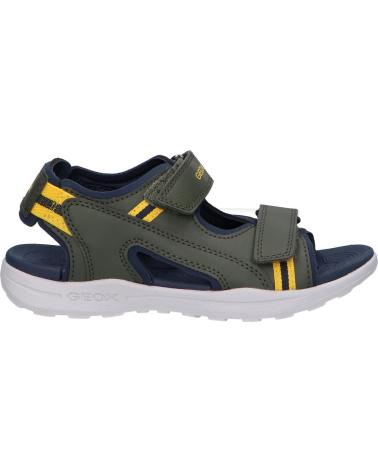 GEOX SANDALIAS J VANIETT J555XC EN VERDE MILITAR Y AZUL MARINO C0938 MILITARY-NAVY