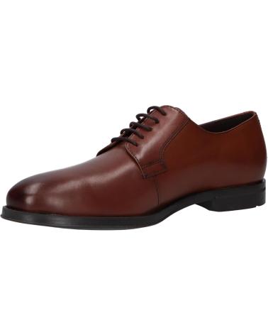 GEOX ZAPATOS DE VESTIR U DECIO EN PIEL COLOR COÑAC C6001 COGNAC