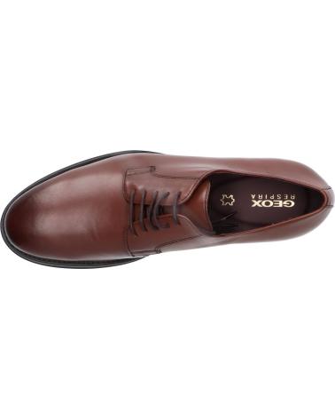 GEOX ZAPATOS DE VESTIR U DECIO EN PIEL COLOR COÑAC C6001 COGNAC