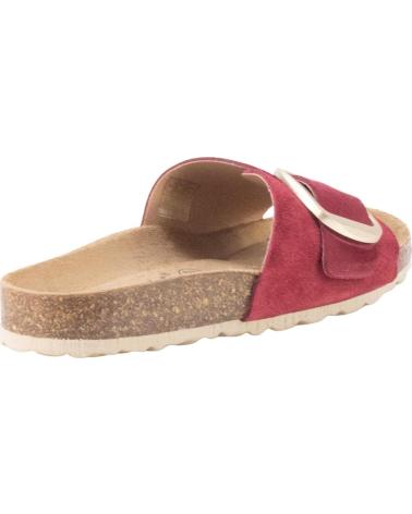 KESLEM SANDALIAS RAQUEL ROJO CON HEBILLA