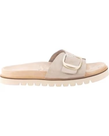 KESLEM SANDALIAS MODELO RAQUEL EN COLOR TOPO TAUPE