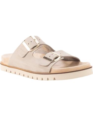 KESLEM SANDALIAS ROCIO TAUPE CON DOBLE HEBILLA