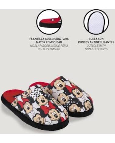 Pantufas de Menina  ZAPATILLA ANDAR POR CASA MINNIE MULTICOLOR