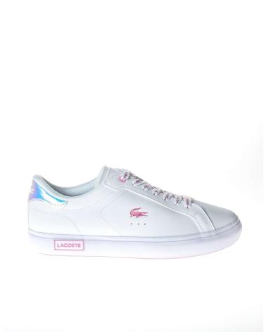 Zapatillas deporte de Mujer LACOSTE POWERCOURT PIEL BLANCO