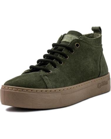 Stivaletti NATURAL WORLD  per Donna 49 ANYA BOTA MEDIA SUEDE WOOL  FOREST