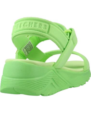 SKECHERS SANDALIAS UNO LITE SUNNY STAND VERDE LIMA LIME