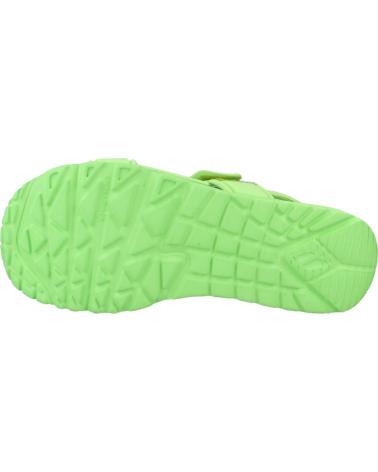 SKECHERS SANDALIAS UNO LITE SUNNY STAND VERDE LIMA LIME