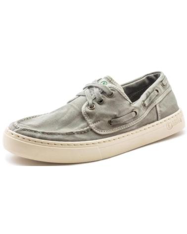 Schuhe NATURAL WORLD  für Herren 6603E H - 48 OLD QUERCIA-NAUTIC ENZ ALTO  GRIS CLARO