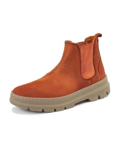 Woman Mid boots NATURAL WORLD 7182 U - 49 PEONIA CHELSEA NAPA FORR TR  CASTANA
