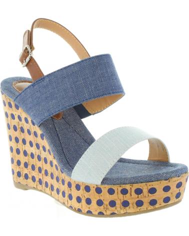 Woman Wedge shoes Sprox 385913-B6600  LIGHT BLUE-BLUE