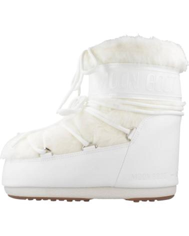 MOON BOOT BOTAS ICON LOW FAUX FUR PTCLWHT