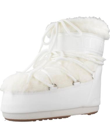 MOON BOOT BOTAS ICON LOW FAUX FUR PTCLWHT